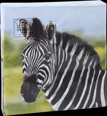 Servilletas de Papel Cebra 33x33cm